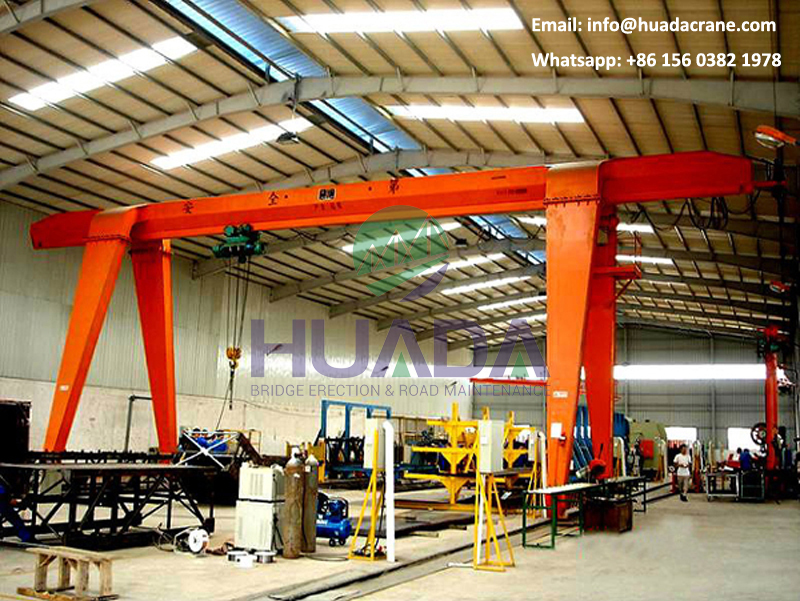 Good quality 16 ton godown MH single beam electric hoist gantry crane for sale