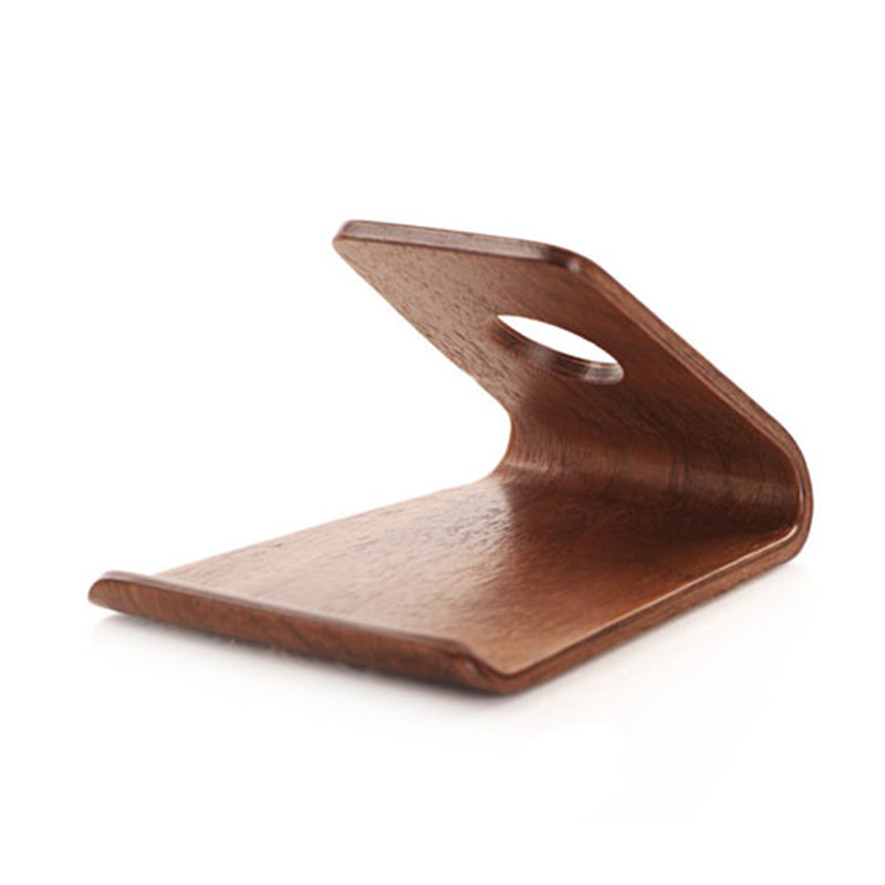 100 Natural Portable Real Wooden Stand For Mobile Phone