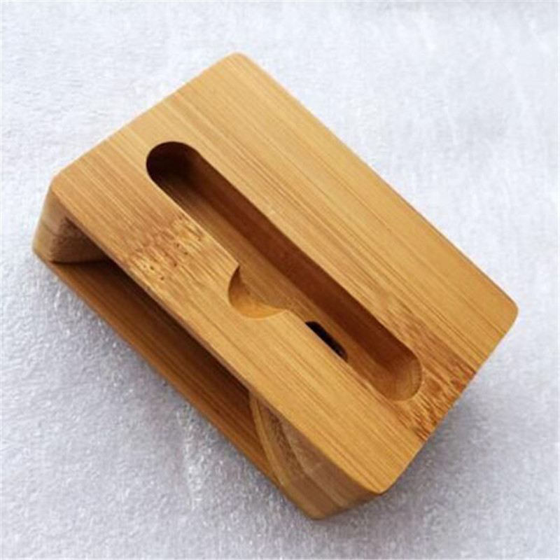 Fashion Bamboo Stand With Speaker Function For Mobile Phone