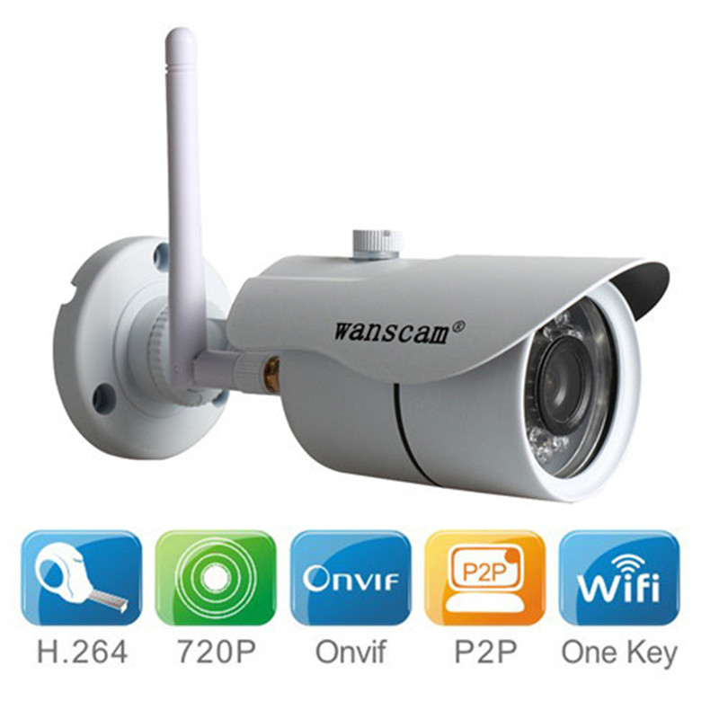 Outdoor Network P2P 720P Waterproof Camera