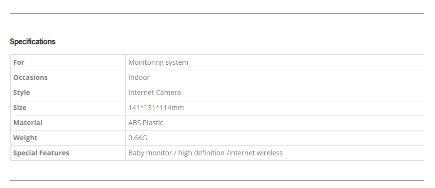 Outdoor Network Night Vision Alarm Camera