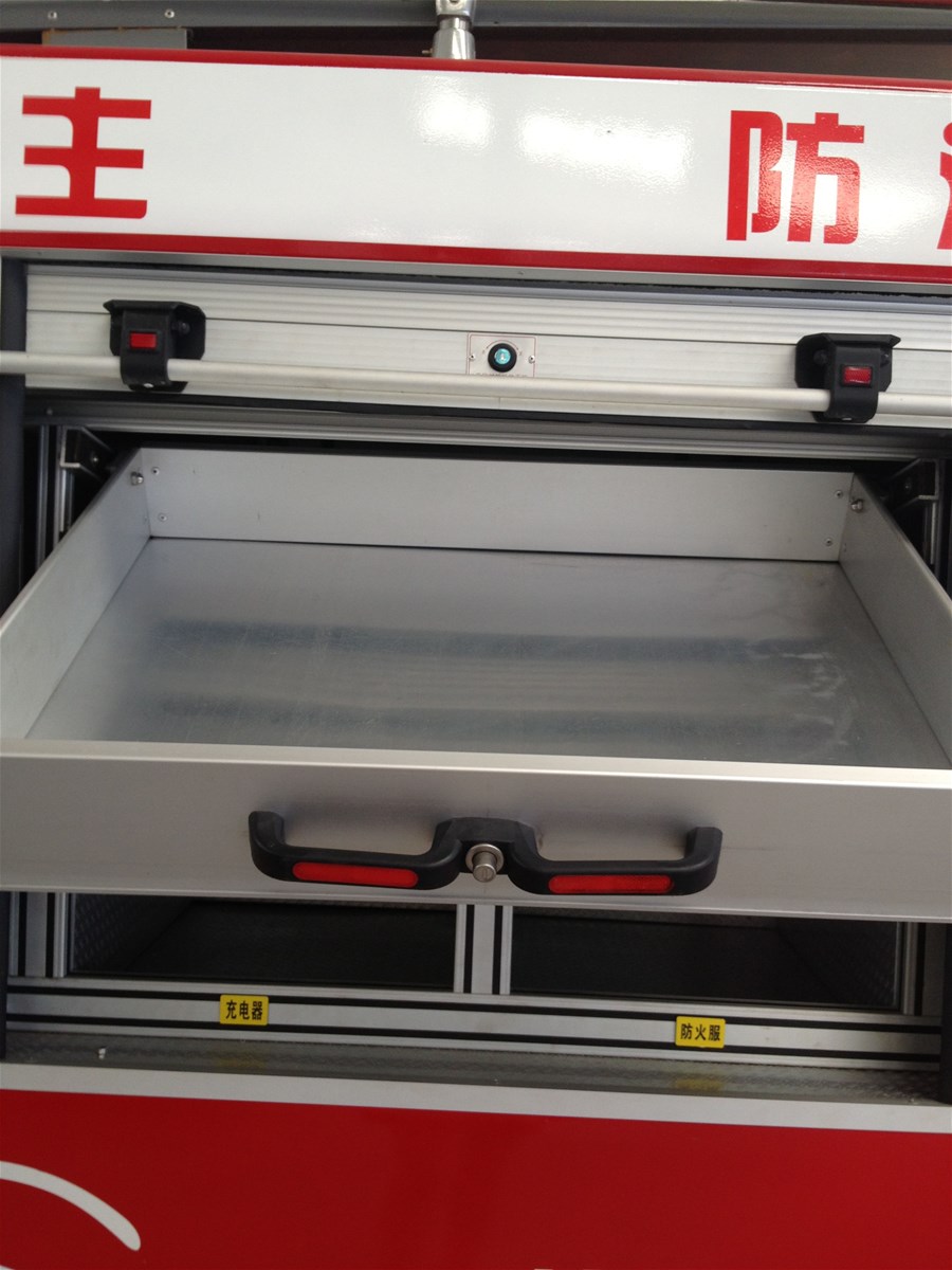 Firefighting Truck Aluminum Drawer Fire Truck Accessory