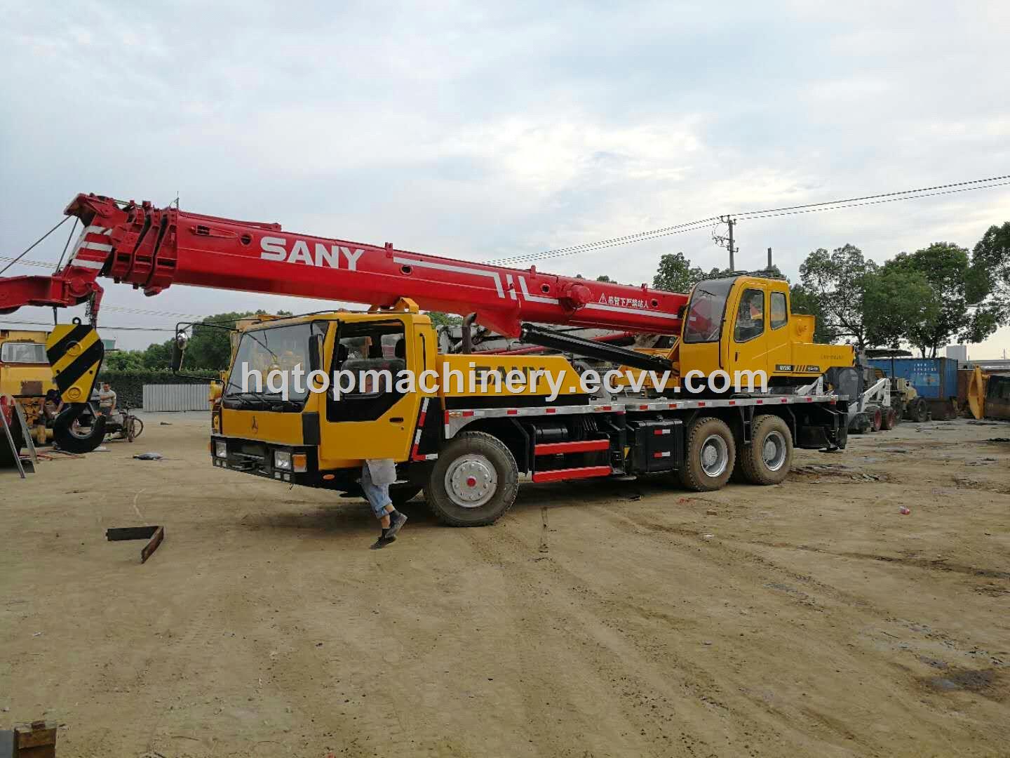 Used Sany 25 ton 50 ton Truck Crane Used Cheap QY25C Good Mobile Crane