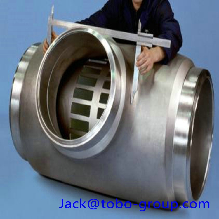 Buttwelding 45D Lateral pipe fitting tee ASTM A403A403M WP309 ASME B169 SCH10S 1212