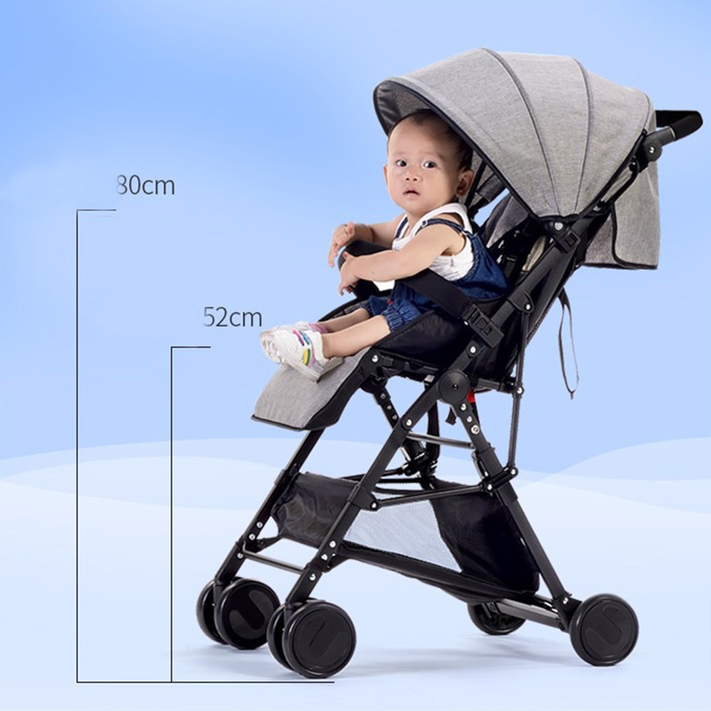 Ultralight portable folding baby travel stroller