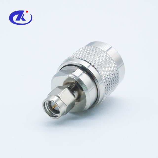 RF connector N male to SMA male adapter