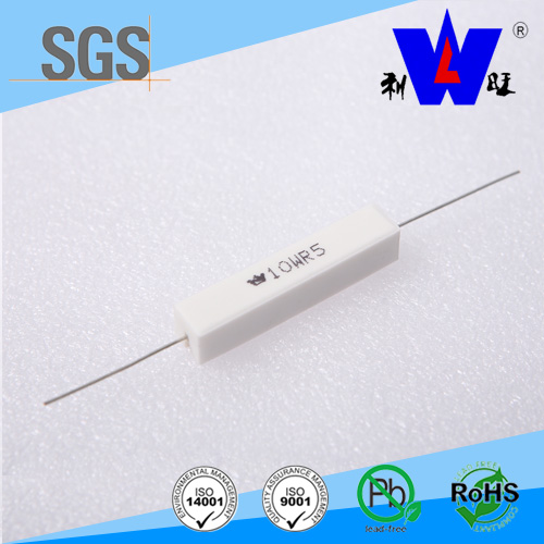 RX27 Series 5w 10w Wirewound Cement Ceramic Resistor for Electronic Equipment