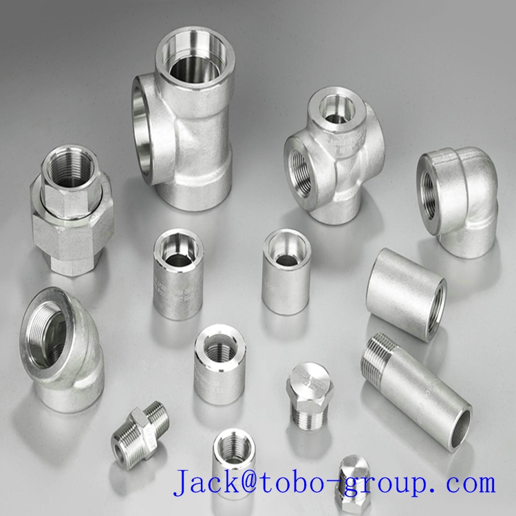 stainless steel forged socket welding tee ASTM A403A403M WP316LN 8 SCH10S ANSI B1611