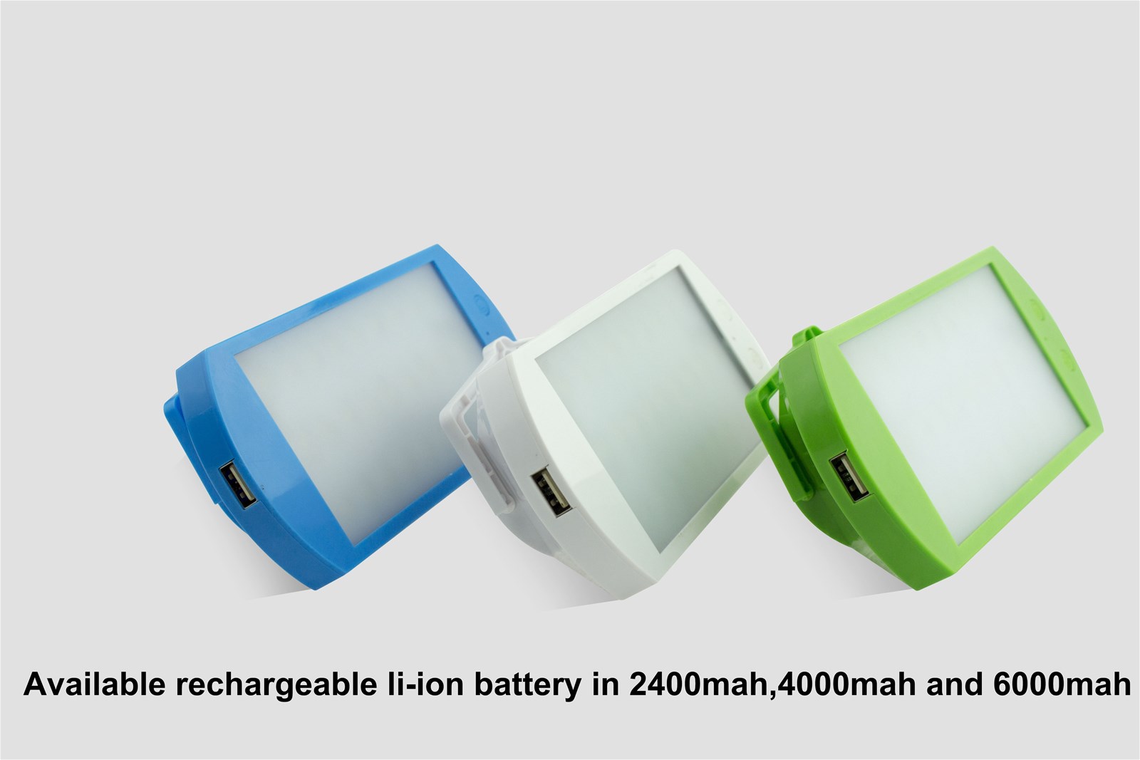 WGP rechargeable LED solar emergency light with mobile phone charger