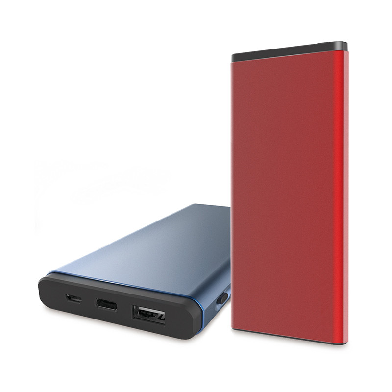 QC 30 Typec 10000mah Portable Battery Power Bank quick Charger With Mobile Phone