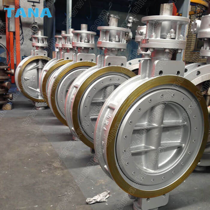 TANA Wafer Type Stainless Steel CF8 Triple Offset Butterfly Valve PN10