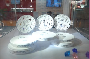 China zotion supply cadcam system HT artificial teeth composite material dental zirconia disk
