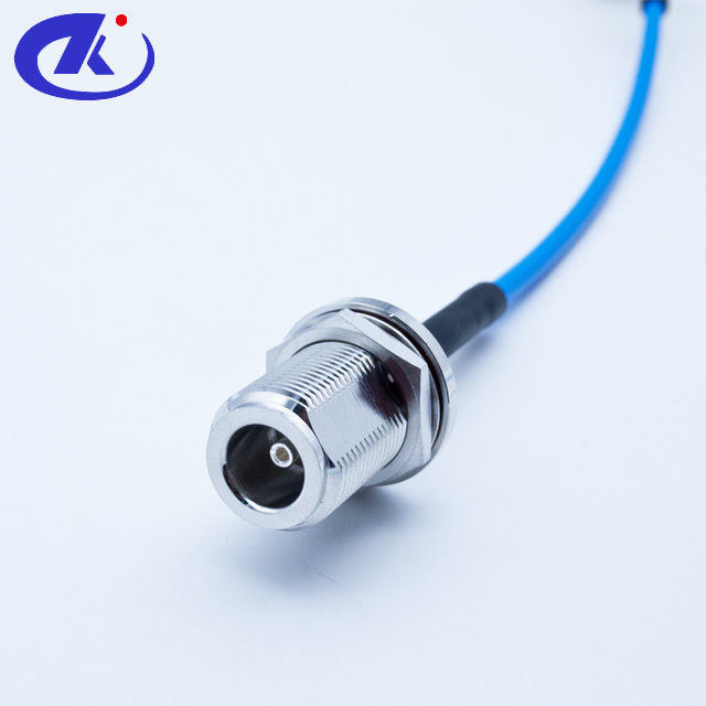 good quality 141 Jumper cable with N female bulhead rf connector