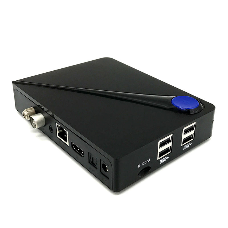 Full HD combo receiver set top box dvbs2 dvbt2 digital satellite receiver Best HD Video Decoder