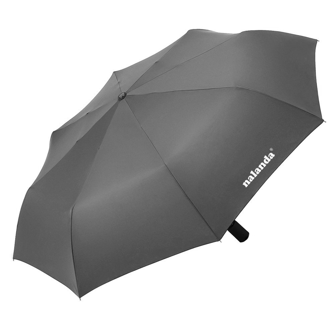 Nalanda Automatic Folding Travel Golf Umbrella Auto Open and Close with Windproof Frame