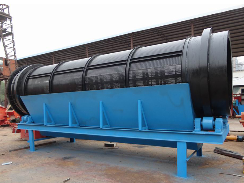 Drum sieve for mining and quarry