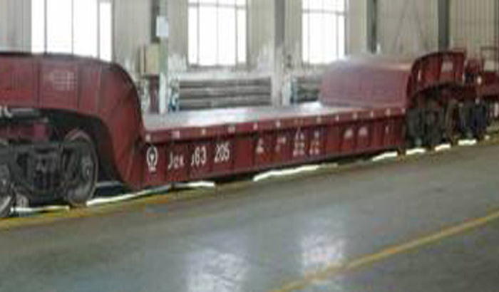 D12K Depressed Center Flat Car Load capacity120t