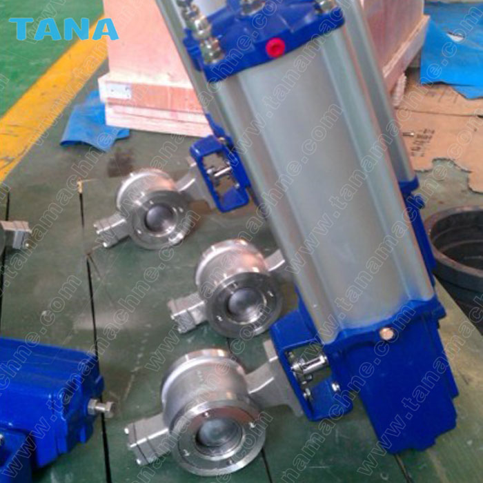 Wafer type Pneumatic segment V type ball valve