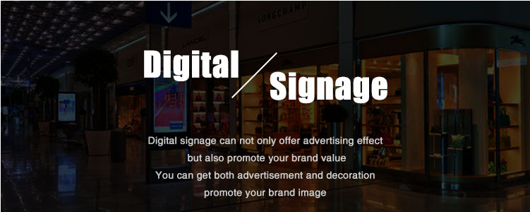 Wall mounted outdoor LCD DIGITAL SIGNAGE Multimedia Advertising Player Display with High brightness