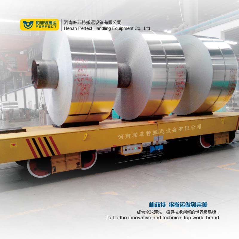 China Made Custom Handling Power Dolly Transfer Steel Coil Material