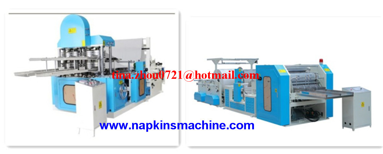 High Capacity paper napkin folding making machine with SIEMENS MOTOR AND PLC