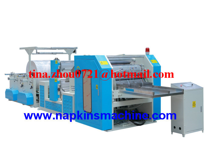 High Capacity paper napkin folding making machine with SIEMENS MOTOR AND PLC