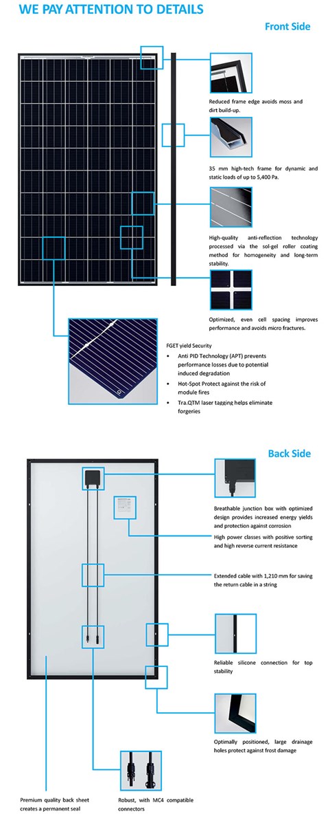 60W Photovoltaic Module Poly Solar Panel with Aluminum Frame