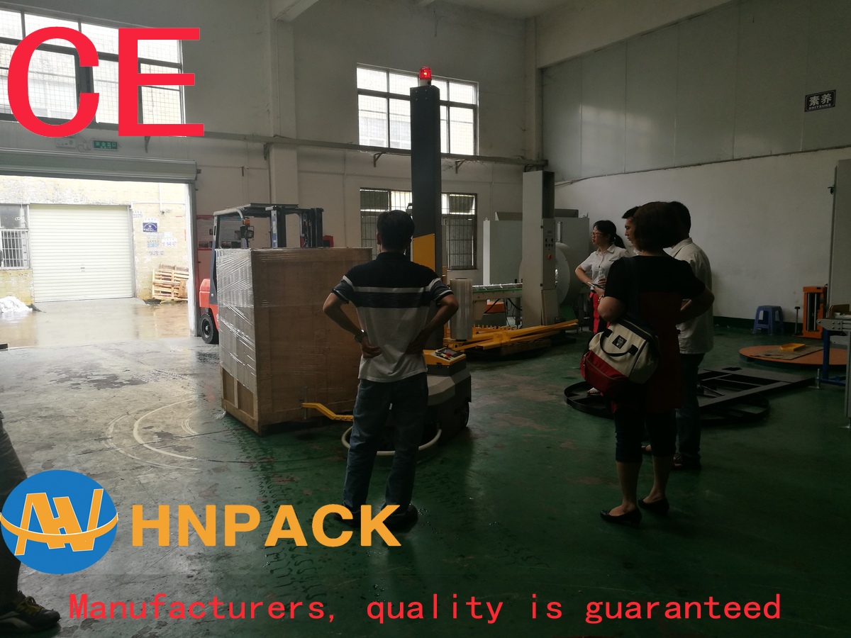 China professional MR1 auto pallet Robot Wrapper manufacturer supplier with CE testing