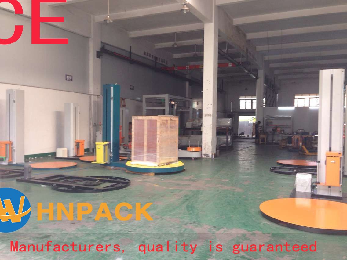 China pallet wrapper manufacturer supply Pallet Wrapping machine Mechanical Brake selling foe pallet packing machine