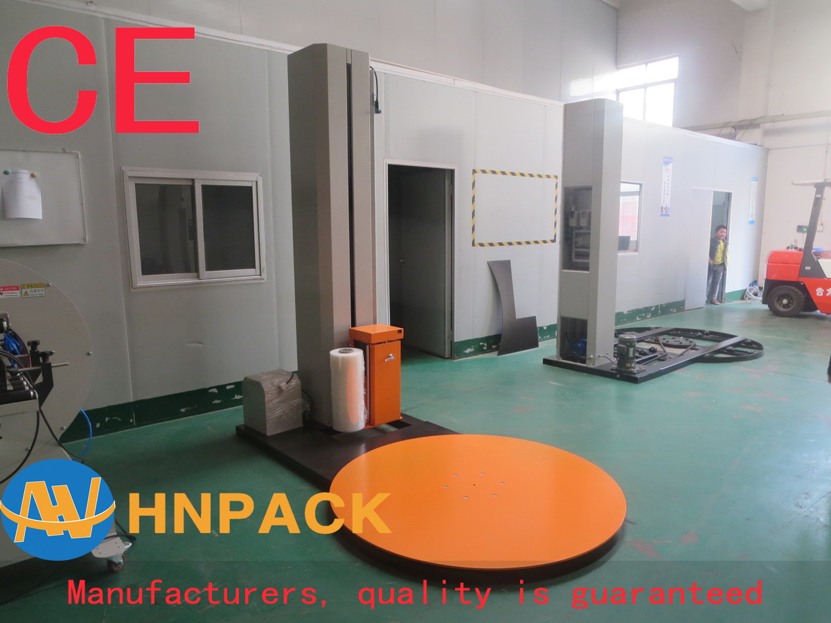 China Pallet Wrapper Power Stretch manufacturer sell CE Power stretch pallet wrap machine