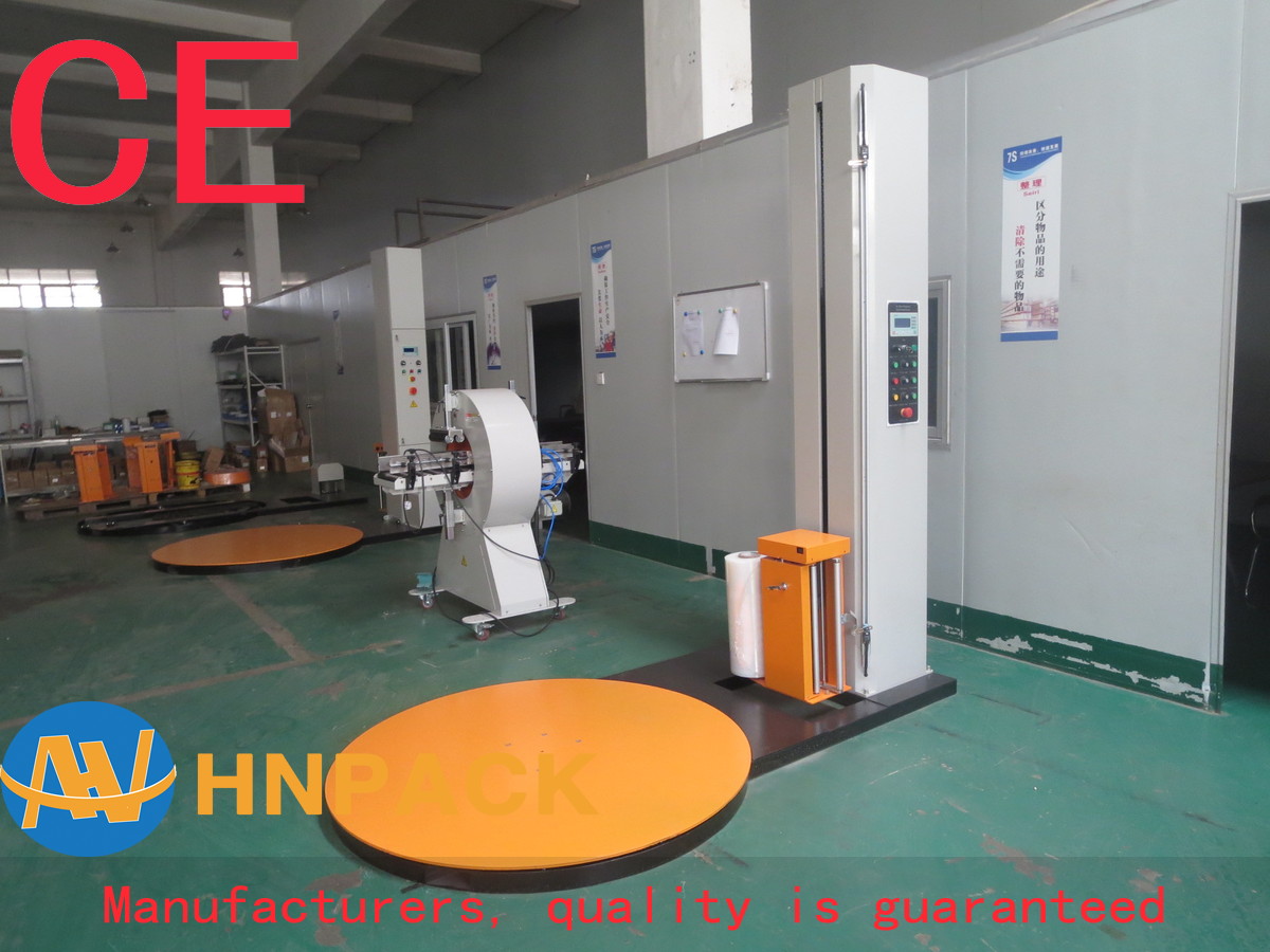 China Pallet Wrapper Power Stretch manufacturer sell CE Power stretch pallet wrap machine