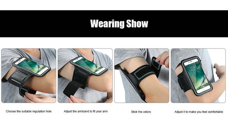 High Quality Sport Adjustable Phone Armband for Running