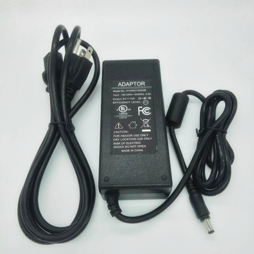 ULSAA Approval 5V 10A 50W Power Adapter AC 100240V