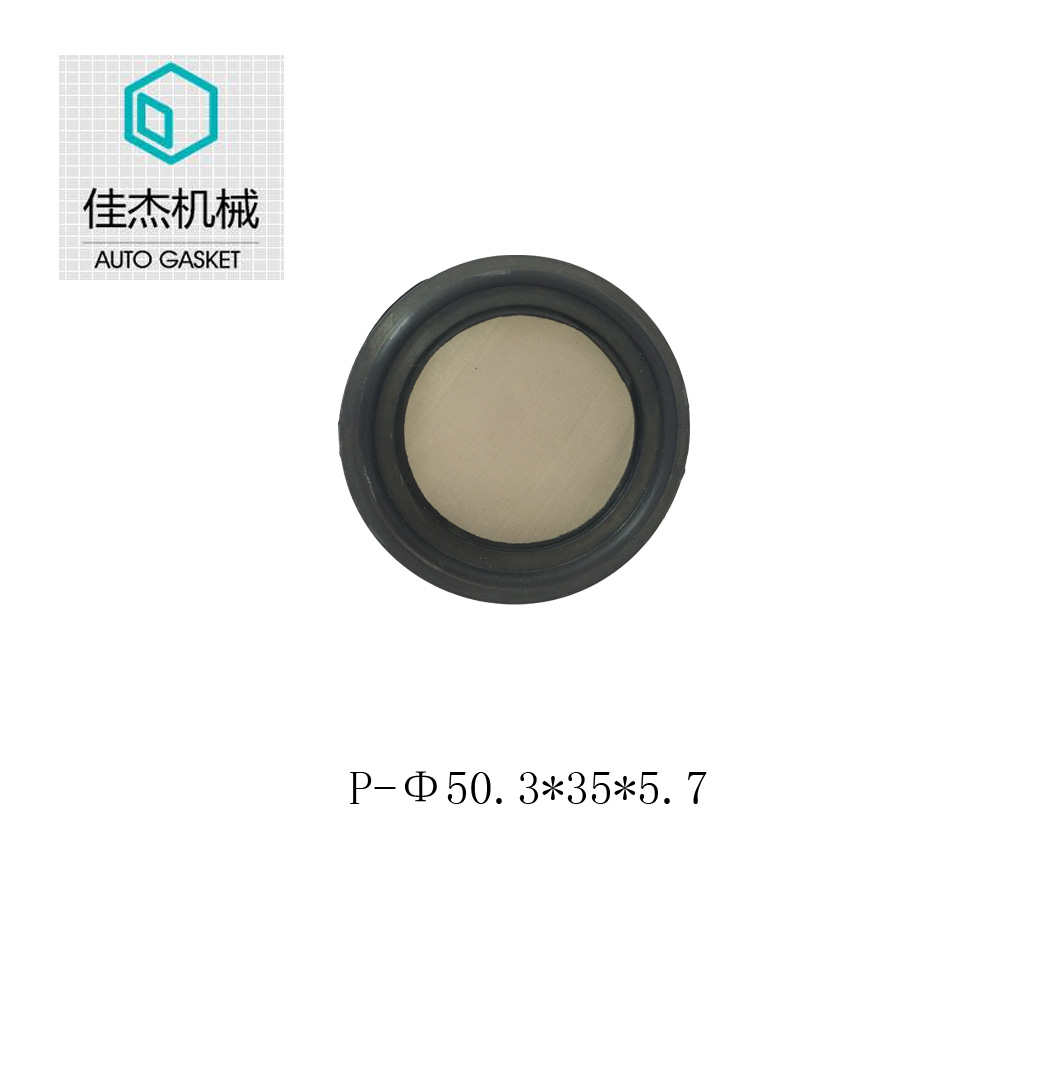 rubberplastic wrapping filter meshgasket on water cleaning machine