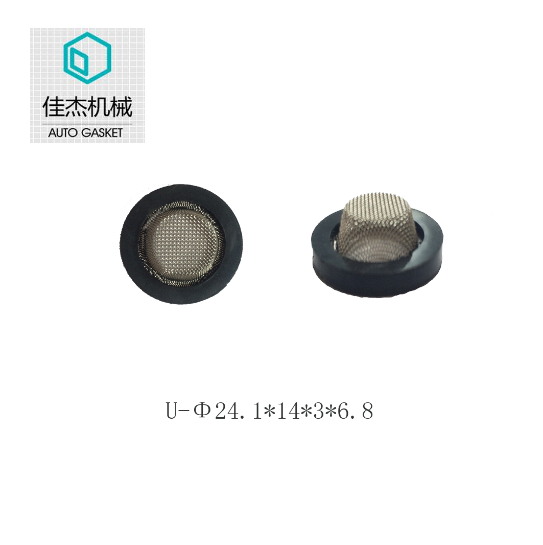 rubberplastic wrapping mesh gasket on water cleaning machine