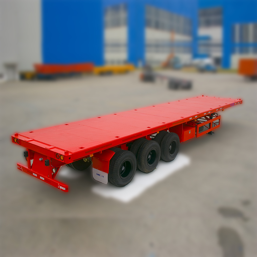 20ft 40ft 3 Axle flatbed semi trailer for sale