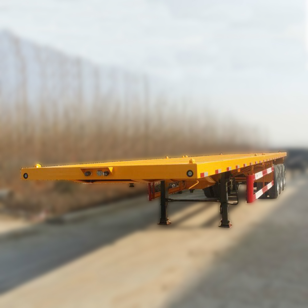 20ft 40ft 3 Axle flatbed semi trailer for sale