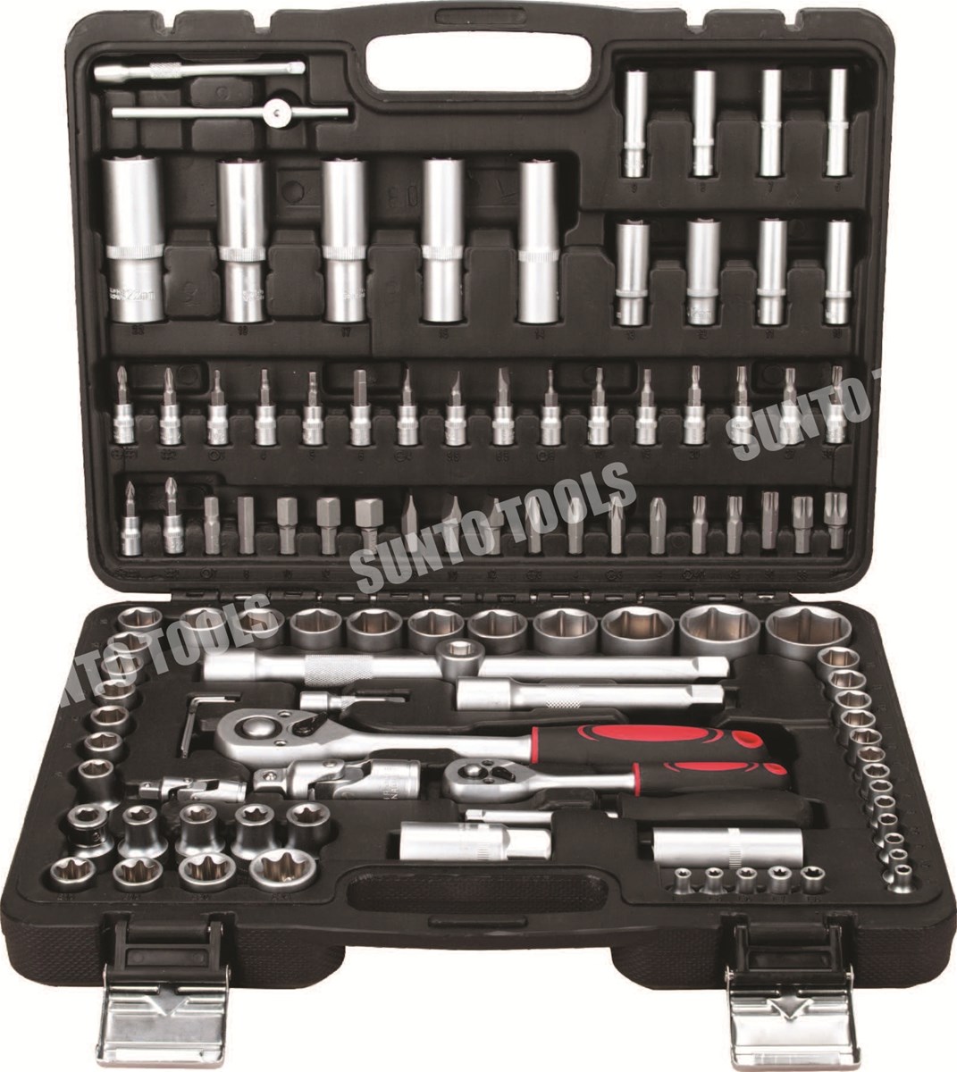 SOCKET SET 108PC 14 12 AUTO REPAIR TOOLS KIT