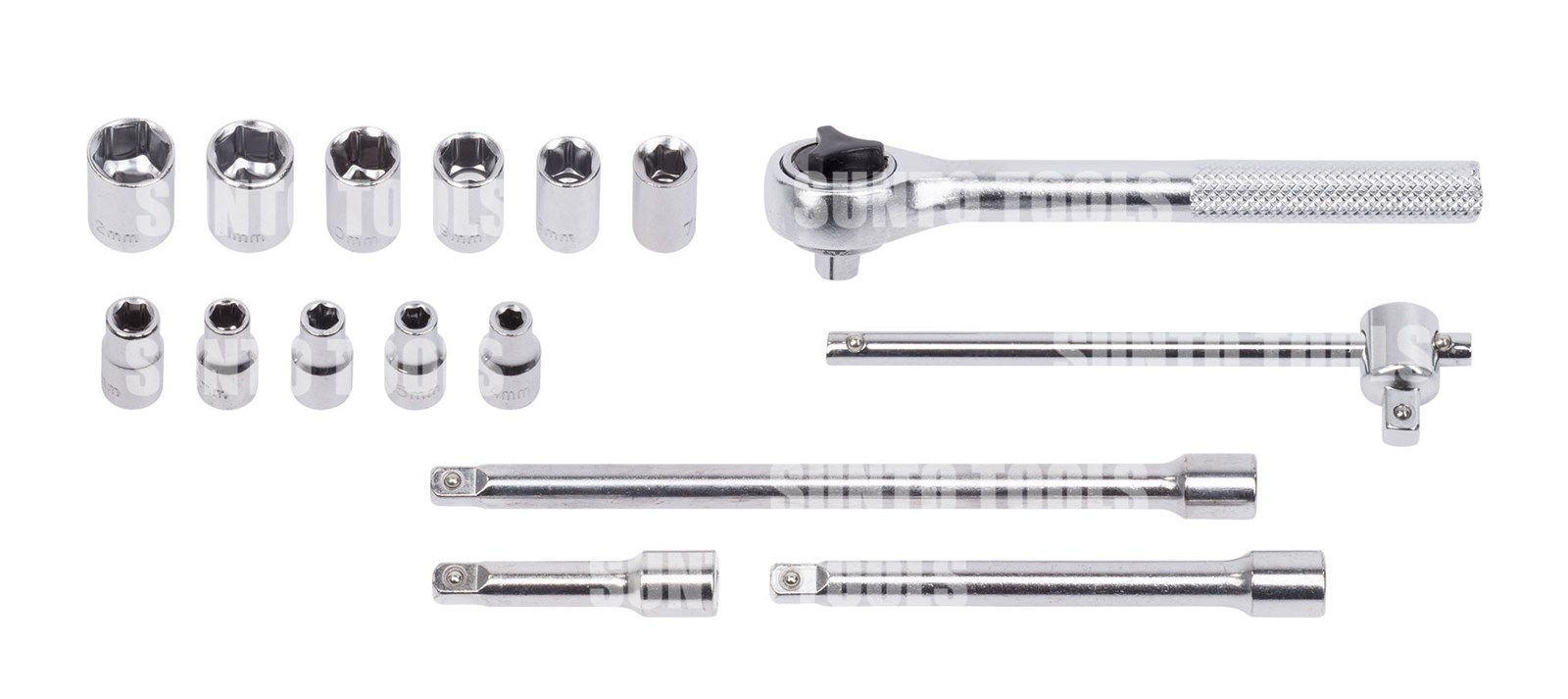 SOCKET WRENCH SET 14 16PC REPAIR TOOLS KIT