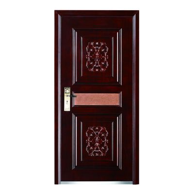 Steel Wood Armored Door with Smooth Surface