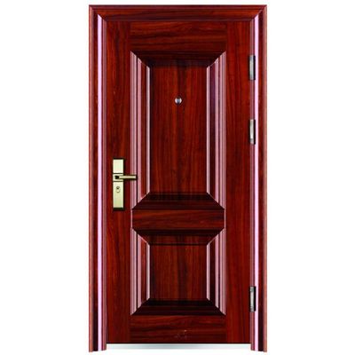 metal door with smooth surface