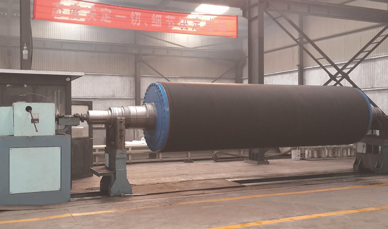Large Diameter Rubber RollUsed in Press Part