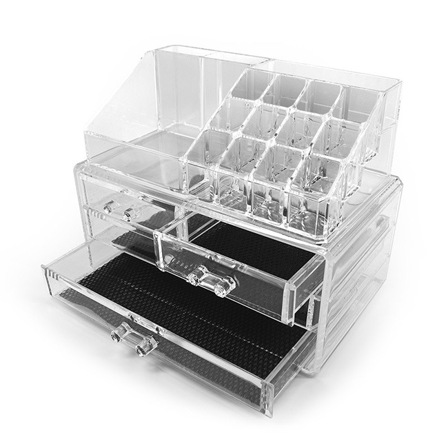Custom Made Acrylic Cosmetic Display cases Manufacturer China