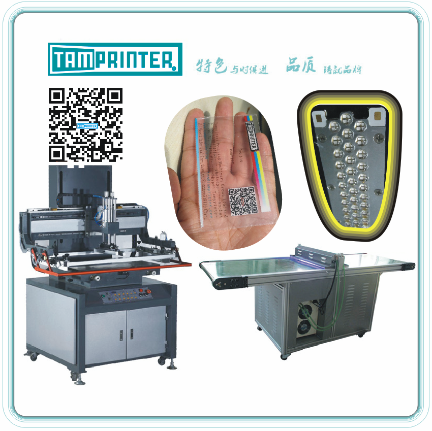 Plastic thin sheet screen printing machine