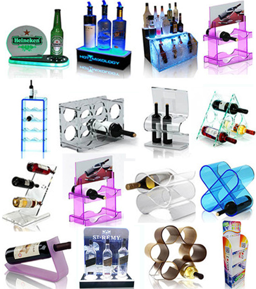 Customized POP Acrylic Nailpolish Display with pink color acylicChina Acrylic Nailpolish Display rack manufacturer