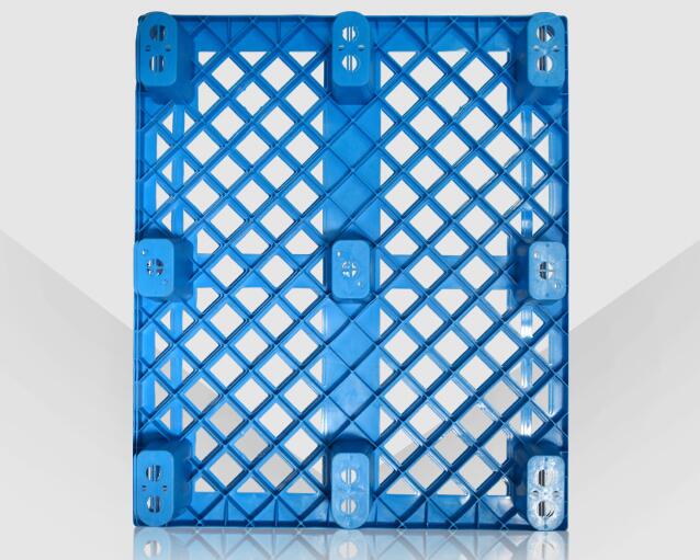 EU Standards 12001000140mm HDPE Plastic Pallet Nine Feet 4Way Sigle Side Plastic Tray YX1210A