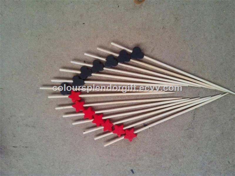 12cm Holiday Star Cocktail Sticks Party Frilled Toothpick Cocktail Party Toothpicks