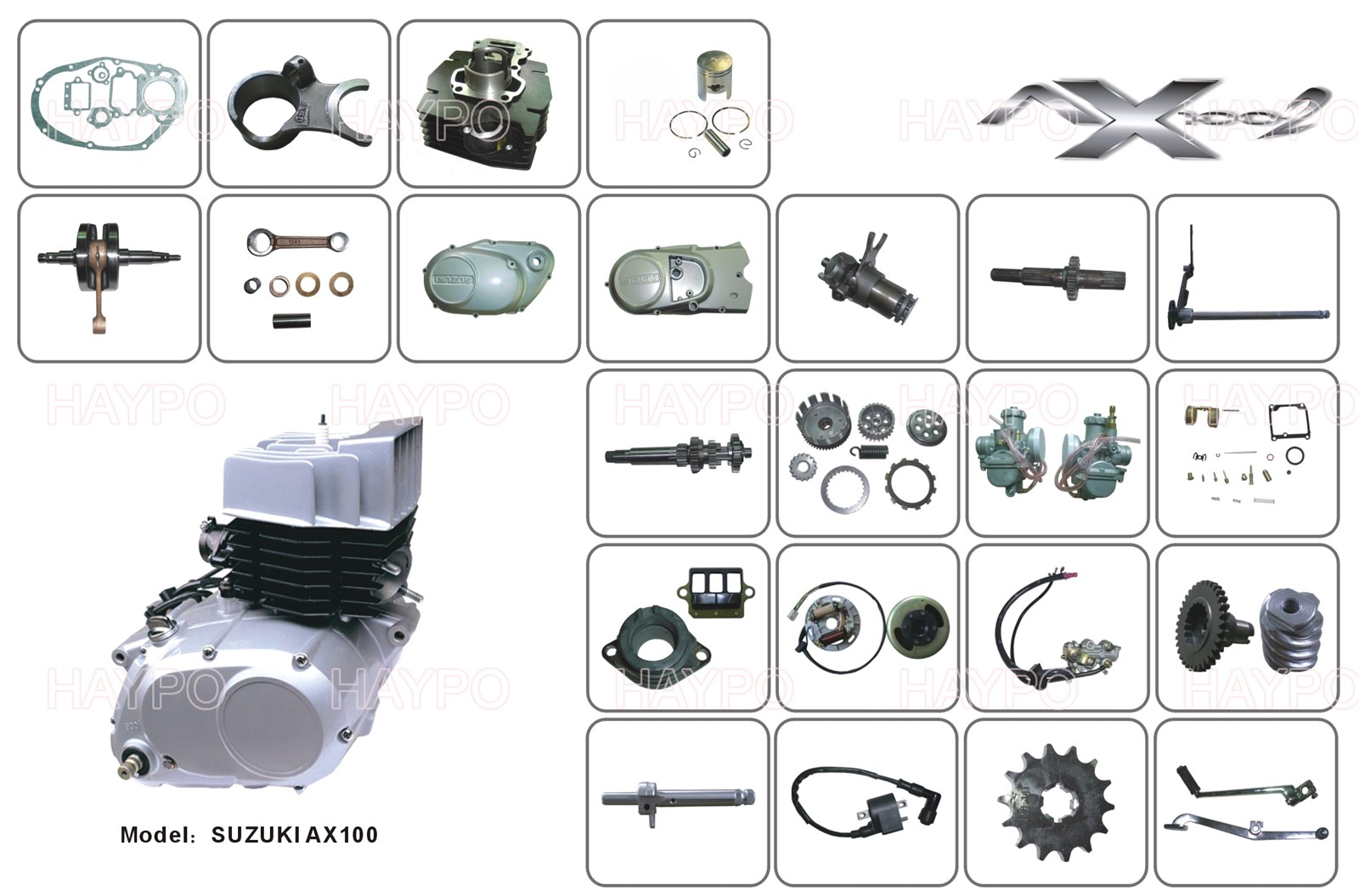 SUZUKI AX100 Motorcycle Parts