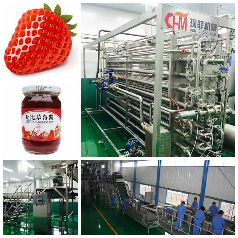 turnkey strawberry jam processing line