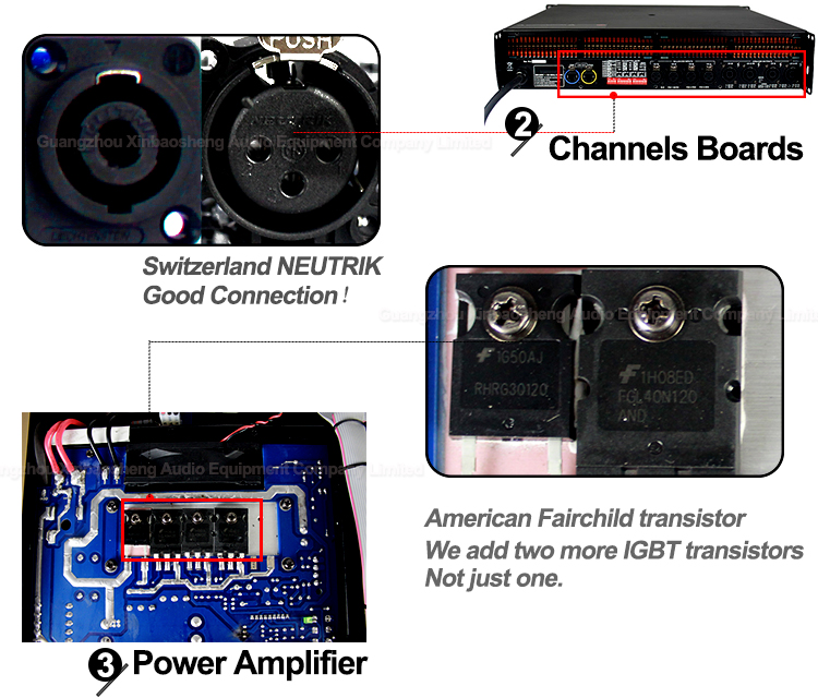 2018 professional DSP digital led display power amplifier 2200w 4 channel supplier